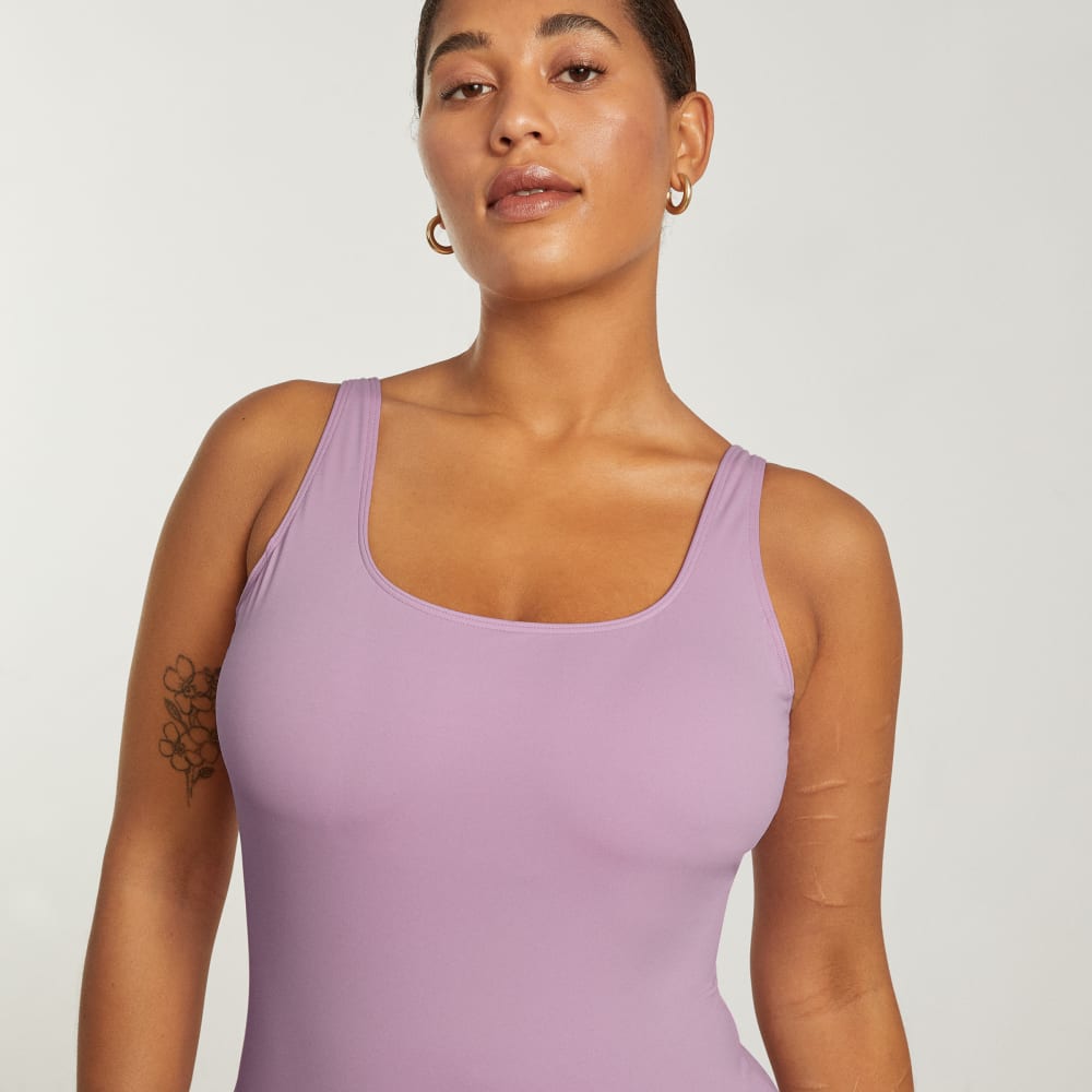 The Square-Neck One-Piece | Lilac - Image 3