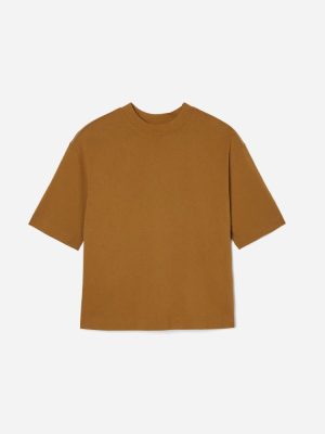 The Premium Weight Relaxed Tee | Tawny Brown
