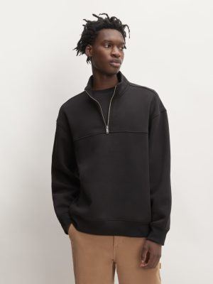The ReTrack Fleece Half-Zip | Black