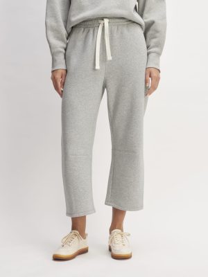 The ReTrack Barrel Sweatpant | Heathered Grey