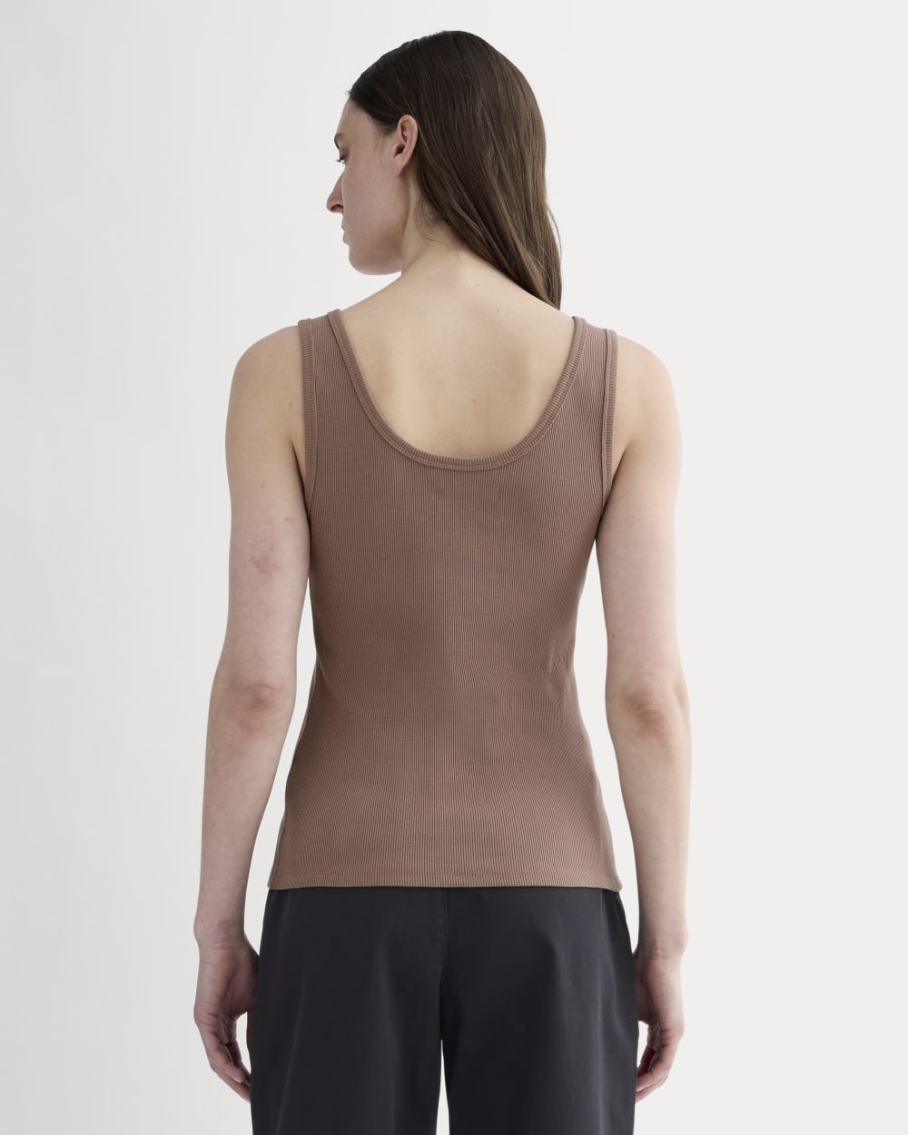 The Selfie Henley Tank | Mocha - Image 5