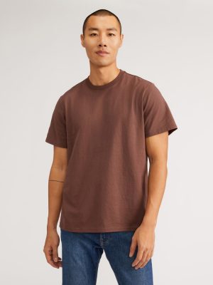 The Premium-Weight Crew | Uniform | Chocolate Brown