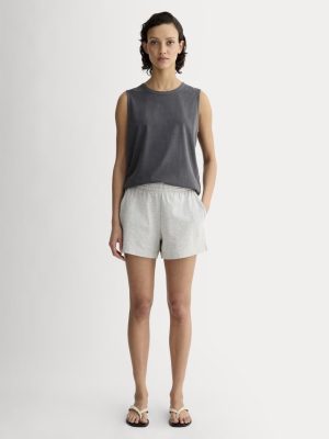 The Off-Duty Short | Pale Heather Grey