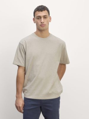 The Premium-Weight Relaxed Crew | Uniform | Heathered Oatmeal