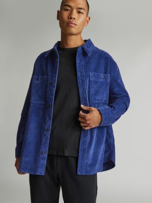 The Corduroy Everyone Overshirt | Cobalt