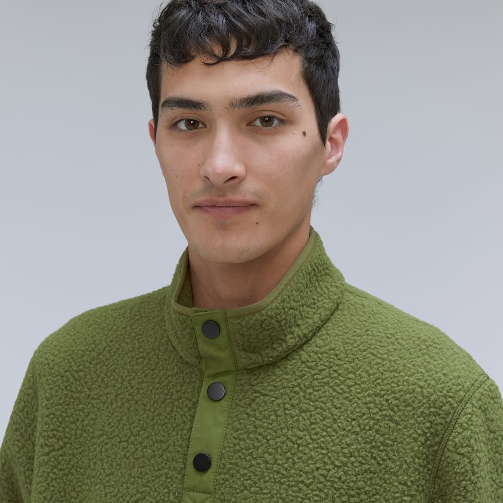 The ReNew Fleece Pullover | Moss - Image 5