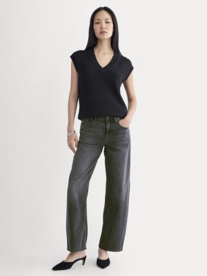 Loose Curve Jean | Carbon Midnight