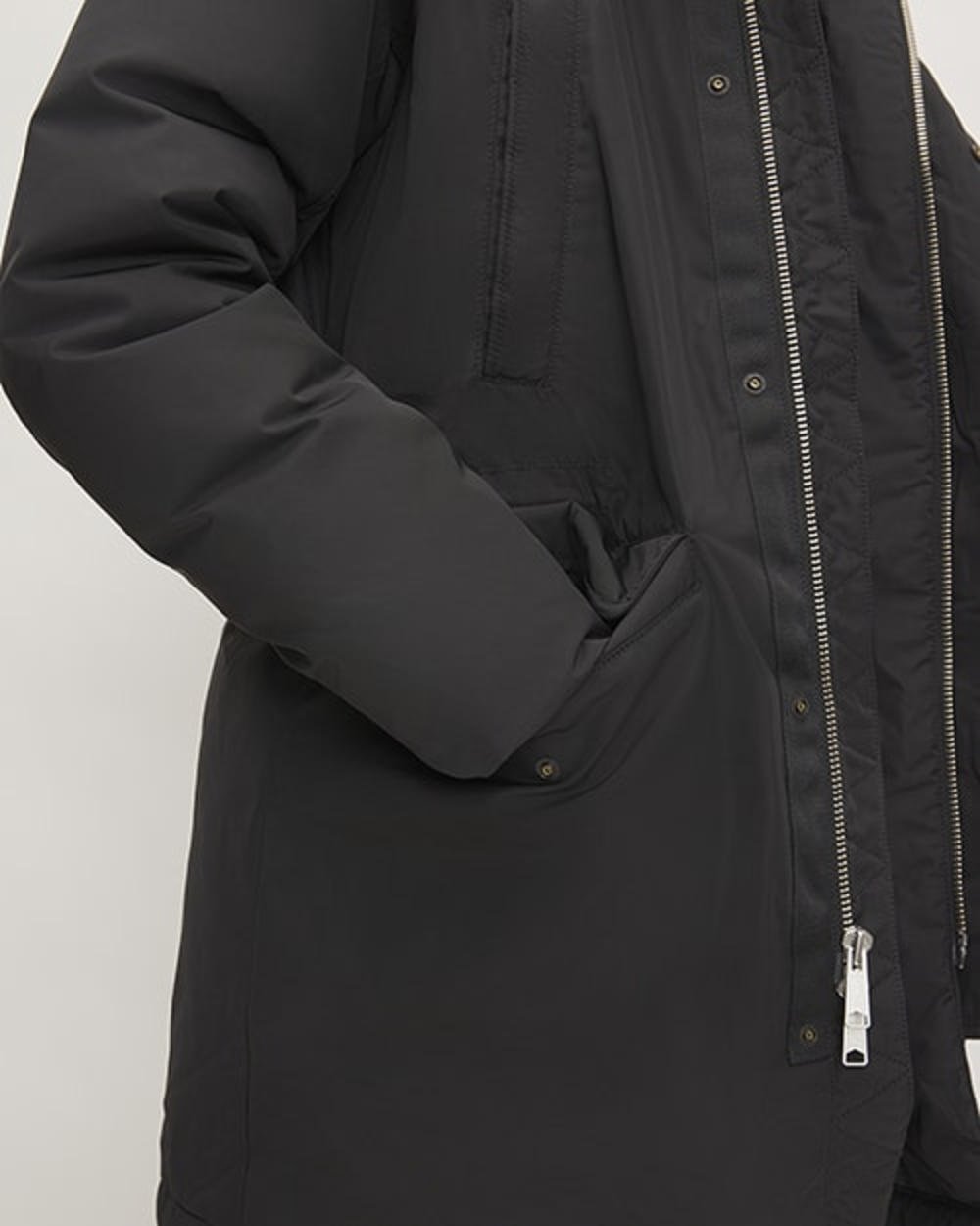 The ReNew Long Parka | Black - Image 7