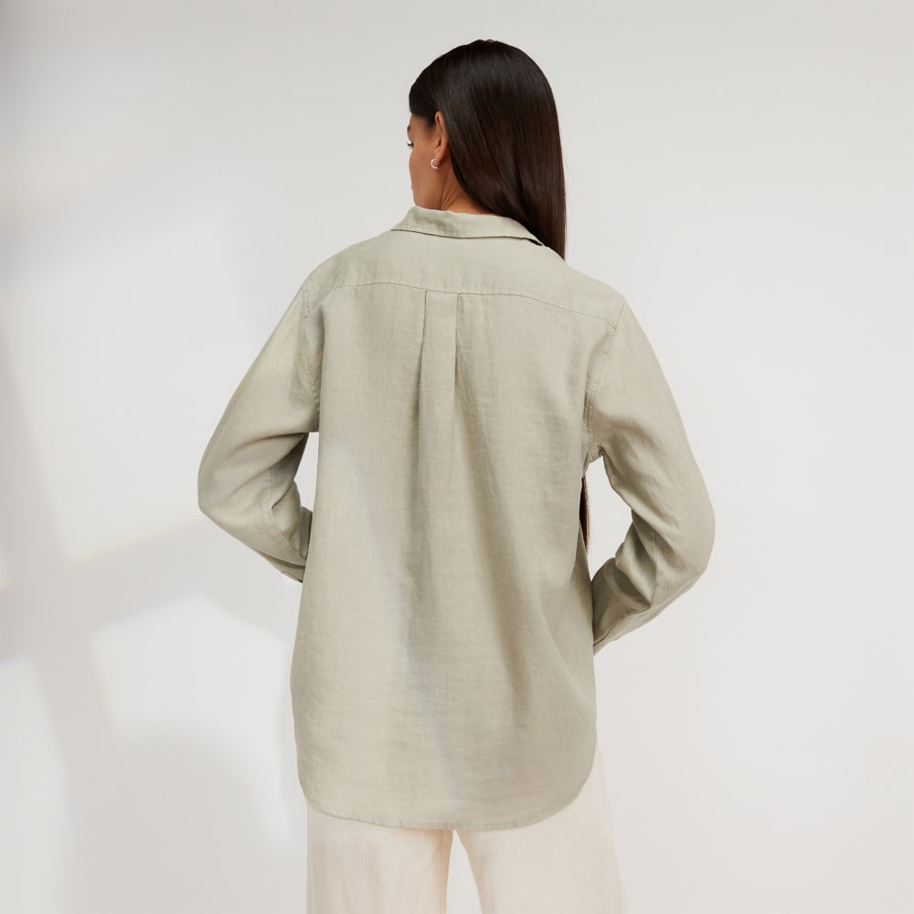 The Must-Have Shirt in Linen | Seagrass - Image 3