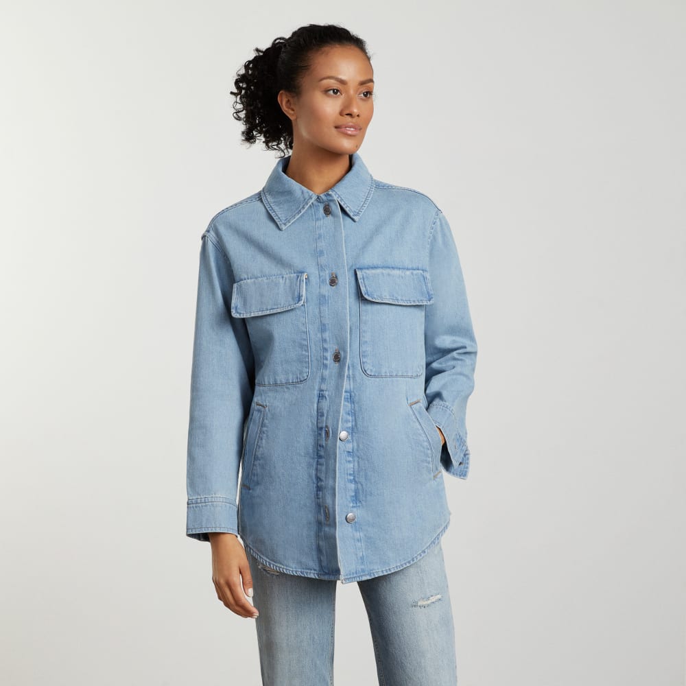 The Denim Shirt Jacket | Myrtle Sky - Image 2