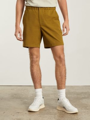 The Pull-On Performance Chino Short | Olive