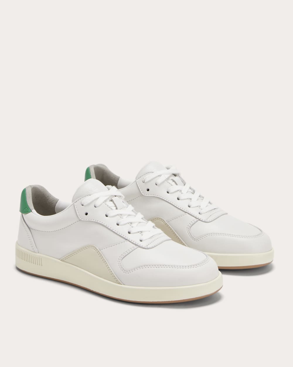The Court Sneaker | White / Grass Green / Parchment - Image 3