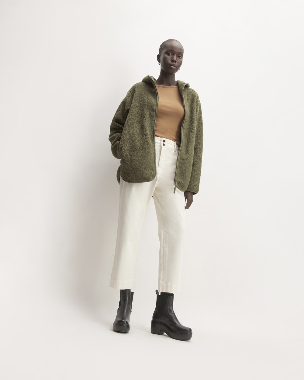 The ReNew Fleece Full-Zip Hoodie | Kalamata - Image 3