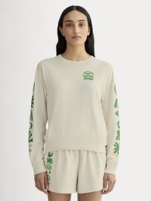 The Everlane x Parks Project Off-Duty Long-Sleeve Tee | Natural / Green
