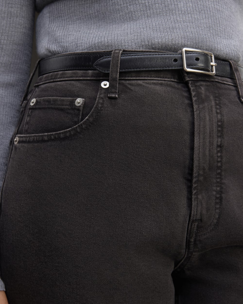 The Cheeky Hourglass Jean | Washed Black | 28.5 Inseam - Image 4