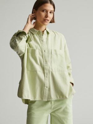 The Boxy Flannel | Seafoam Green