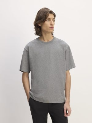 The Premium-Weight Relaxed Crew | Uniform | Heathered Mid-Grey