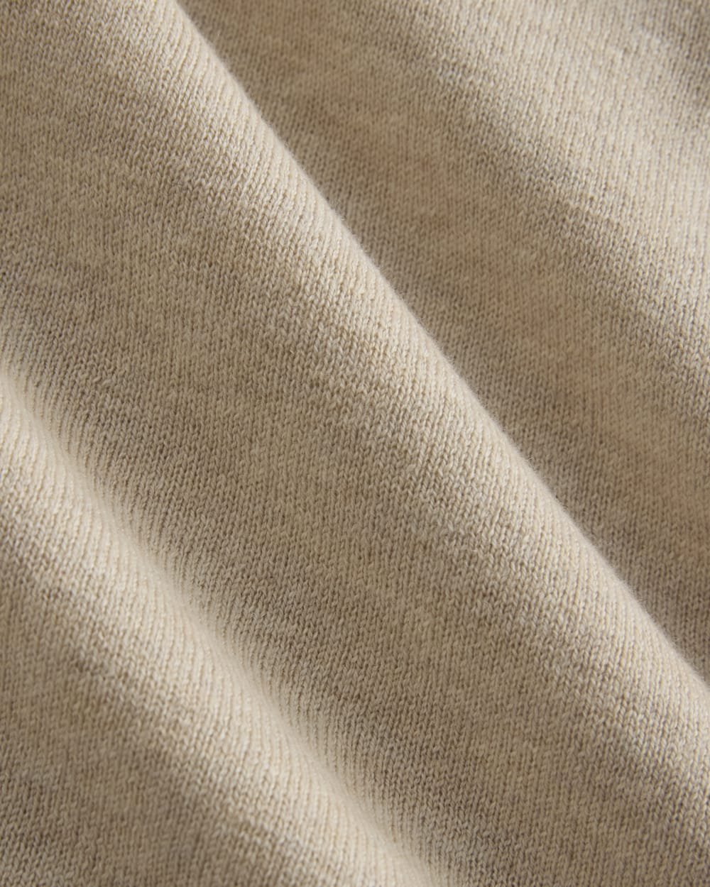 Oversized Polo Sweater in Cotton Merino | Heather Barley - Image 6