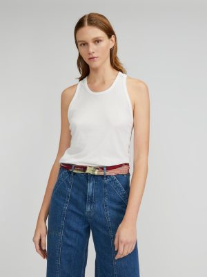 The Air Racerback Tank | White