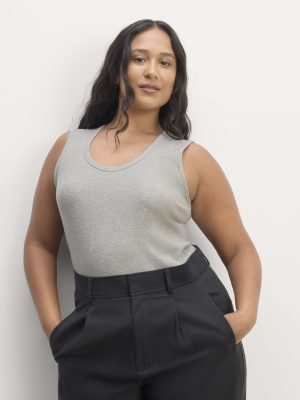 The Shimmy Tank | Heathered Grey