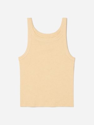 The Pima Micro-Rib Short Tank | Melon