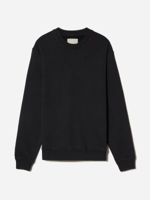 The Track Crewneck Sweatshirt | Black