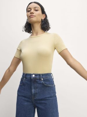 The Luxe Rib Crew | Parsnip