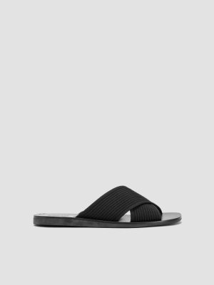 The Day Crossover Sandal | Black