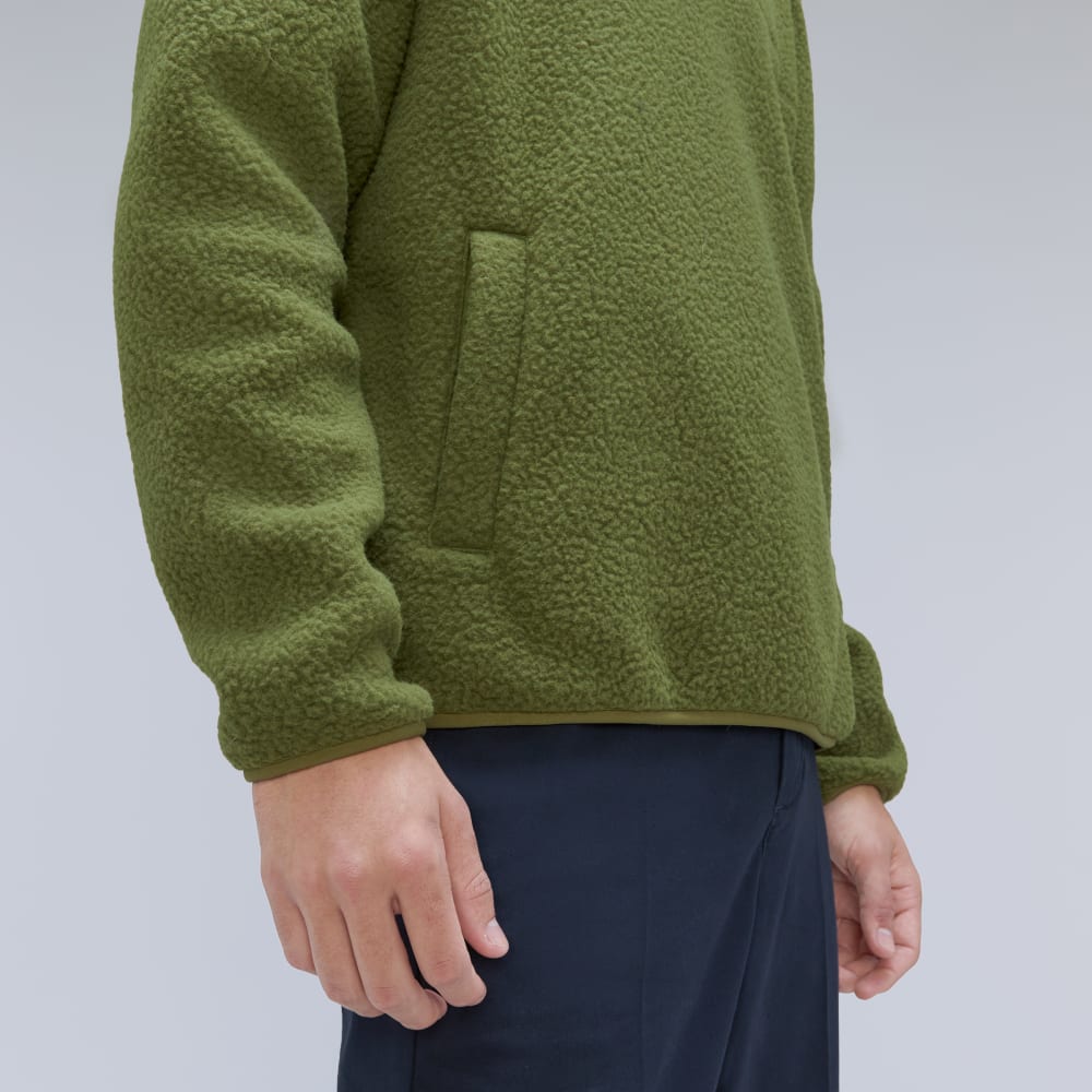 The ReNew Fleece Pullover | Moss - Image 6