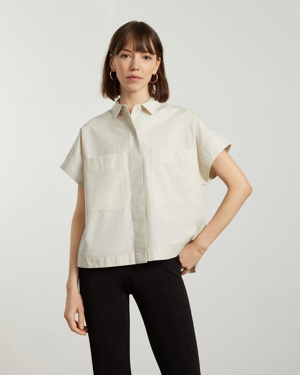 The Short-Sleeve Box Shirt | Sage - Image 7