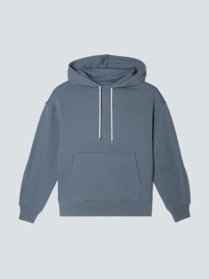 The Track Organic Cotton Popover | Faded Blue