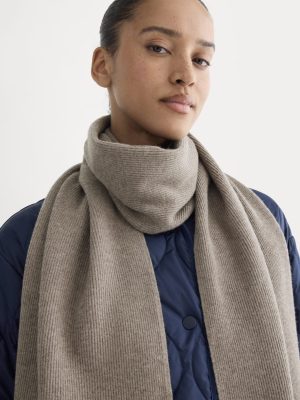 The Cabin Scarf | Taupe Melange