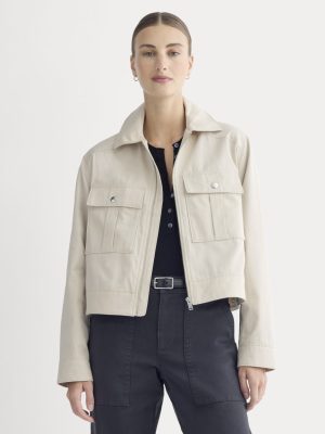 The Cropped Utility Jacket | Peyote