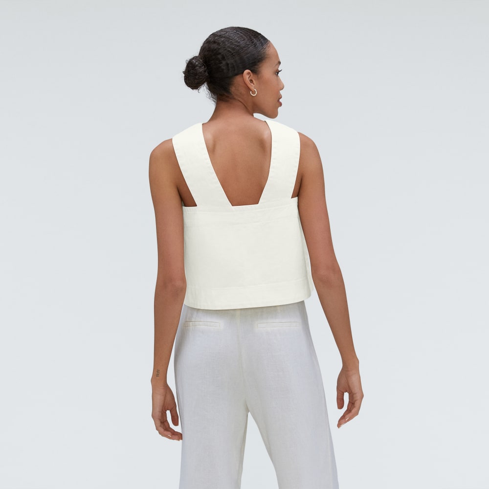 The Cross-Front Apron Top | Canvas - Image 3