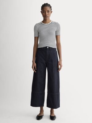 The Way-High® Gardener Cropped Jean | Dark Rinse