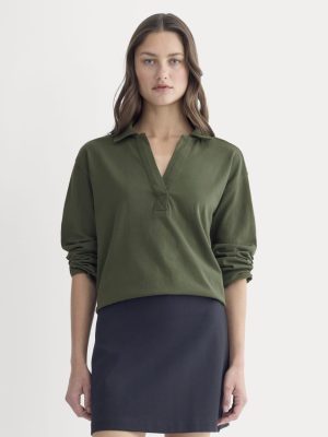 The Mariner Rugby Top | Dark Forest