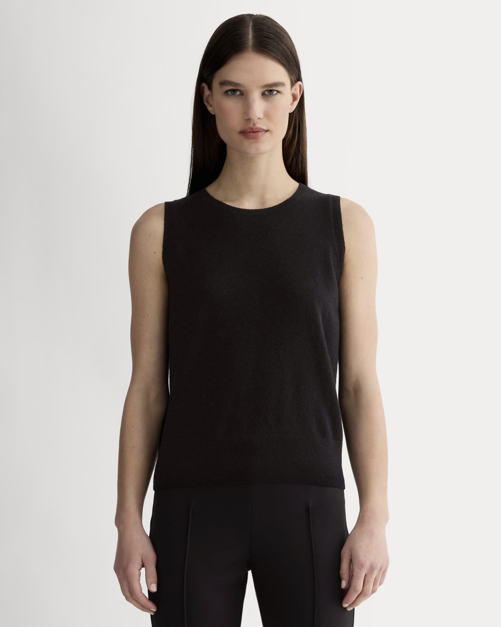 The Classic Tank in Cashmere | Black