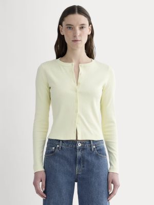 The Selfie Cardigan | Light Yellow