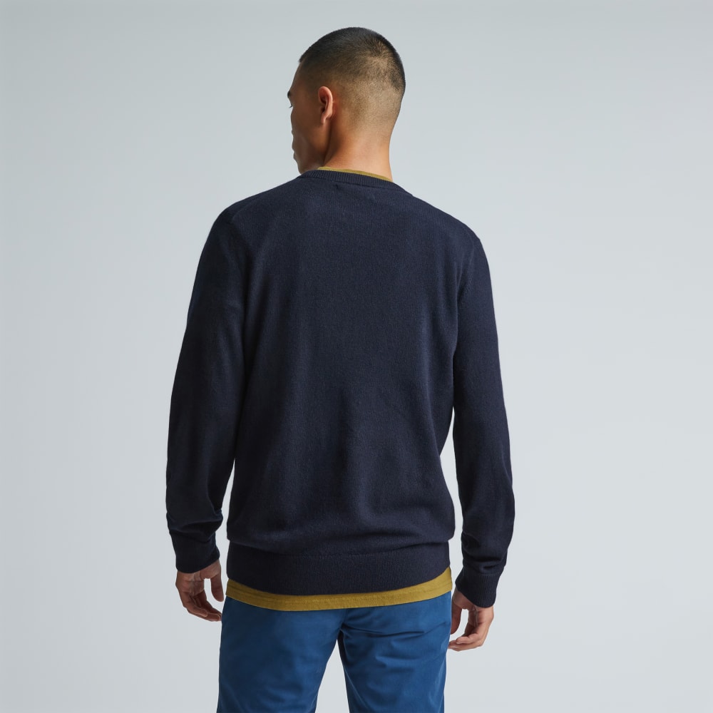 The Grade-A Cashmere Crew | Dark Navy - Image 3