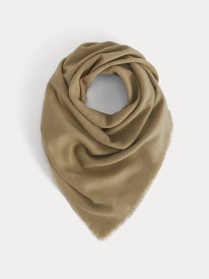 The Cashmere Feather Scarf | Tiger's Eye
