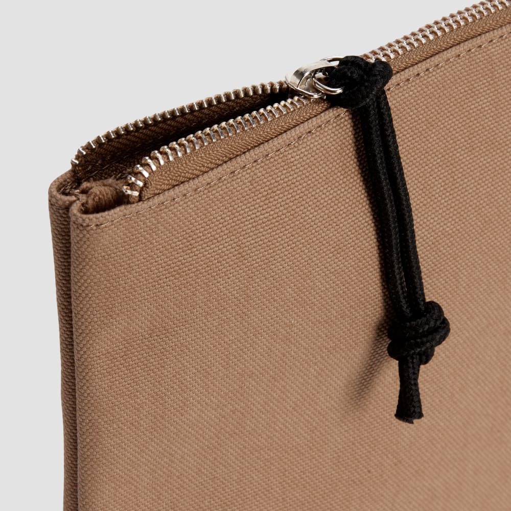 The Organic Canvas Pouch | Cappuccino - Image 4