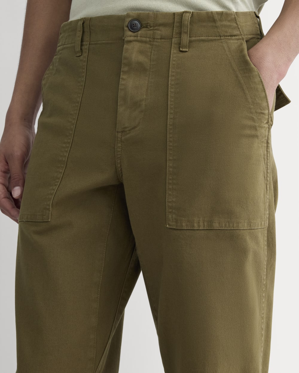 The Canvas Relaxed Pant | Olive - Image 4