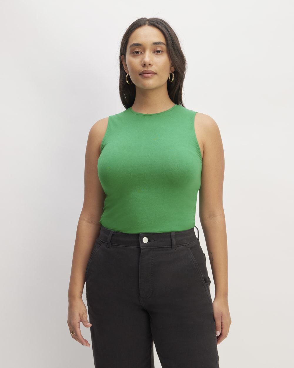 The Supima® Form Tank | Grass Green