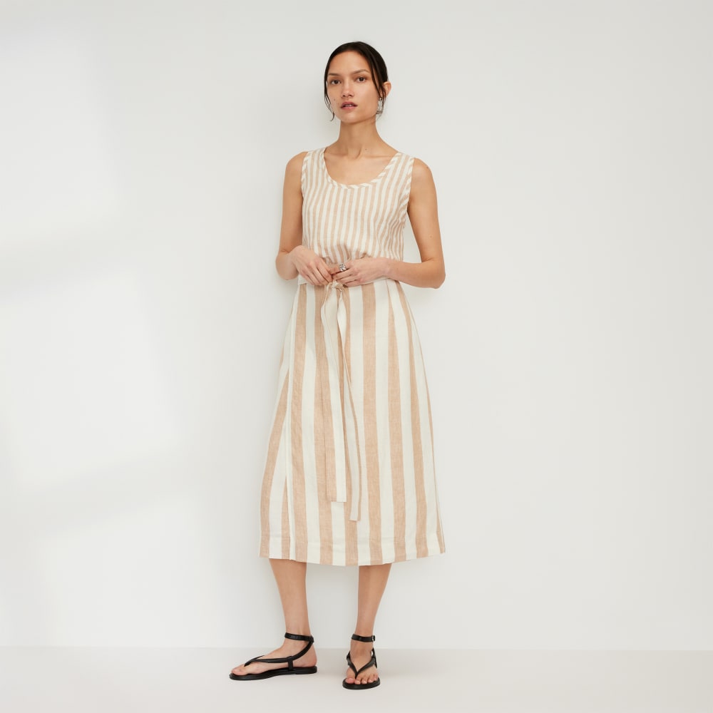 The Scoop Tank in Linen | Bone / Caramel - Image 6