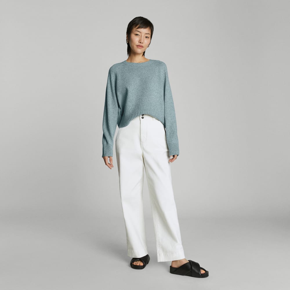 The Cashmere Boxy Crew | Spring Lake Twist - Image 6