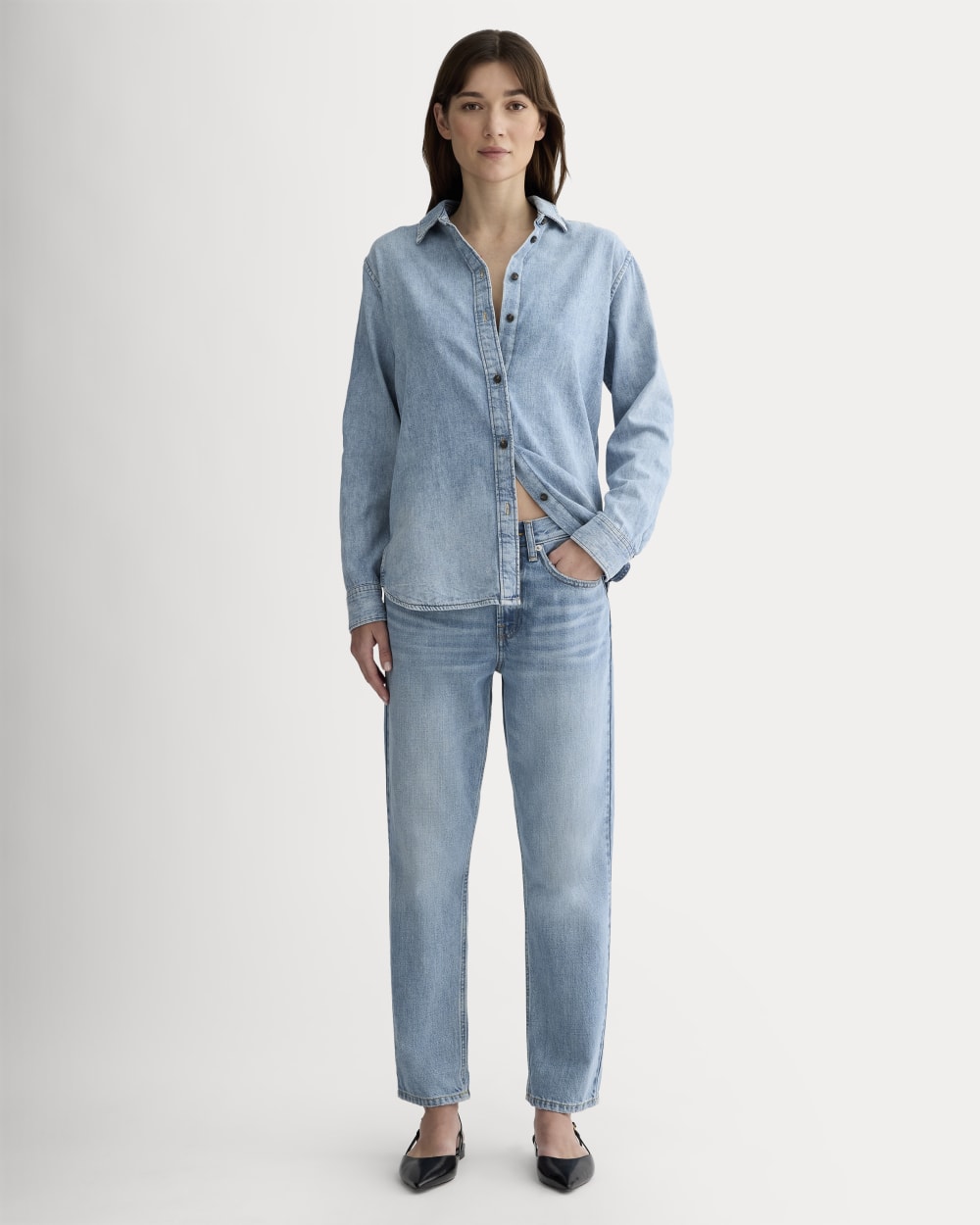 The Super-Soft Relaxed Jean | Weathered Blue