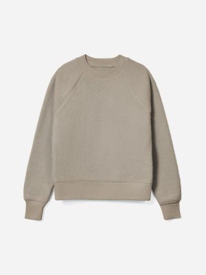 The ReNew Fleece Raglan Sweatshirt | Sandstone