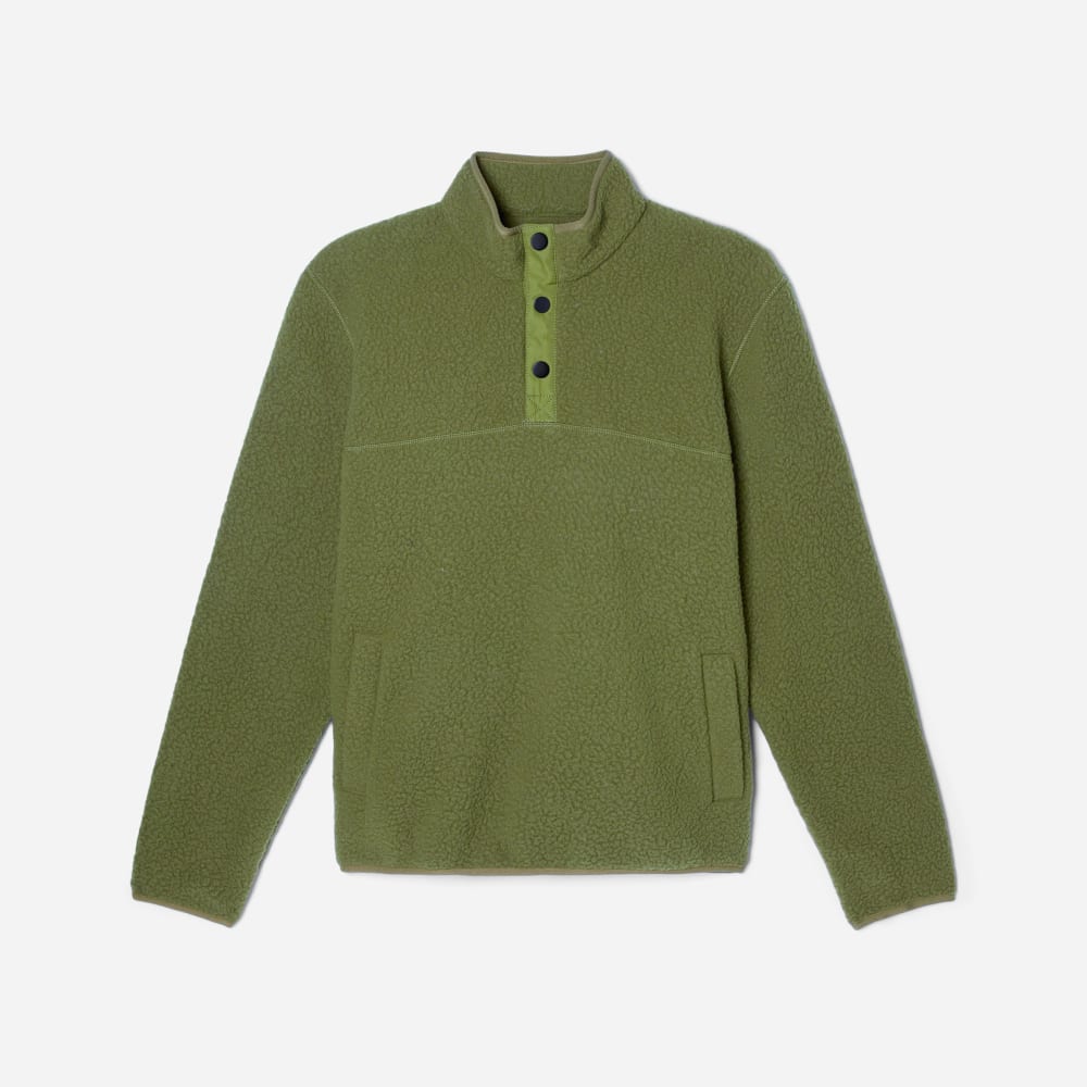 The ReNew Fleece Pullover | Moss - Image 2