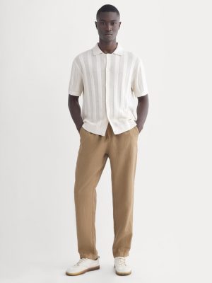 The Linen Easy Pant | Toasted Coconut