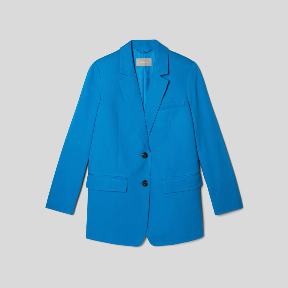 The Oversized Blazer in Buttersmooth | Brilliant Blue - Image 2